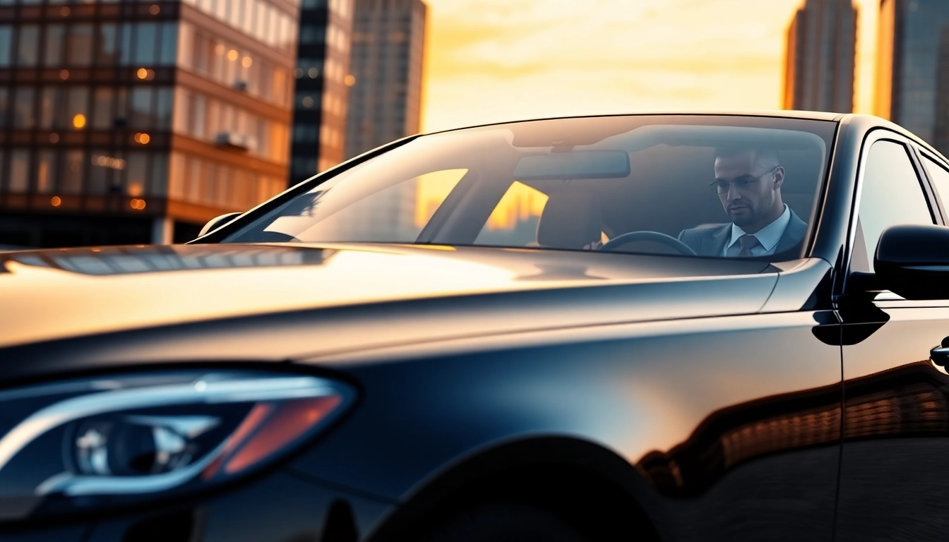 Experience the elegance of a VIP chauffeur service with a luxury sedan and professional driver.