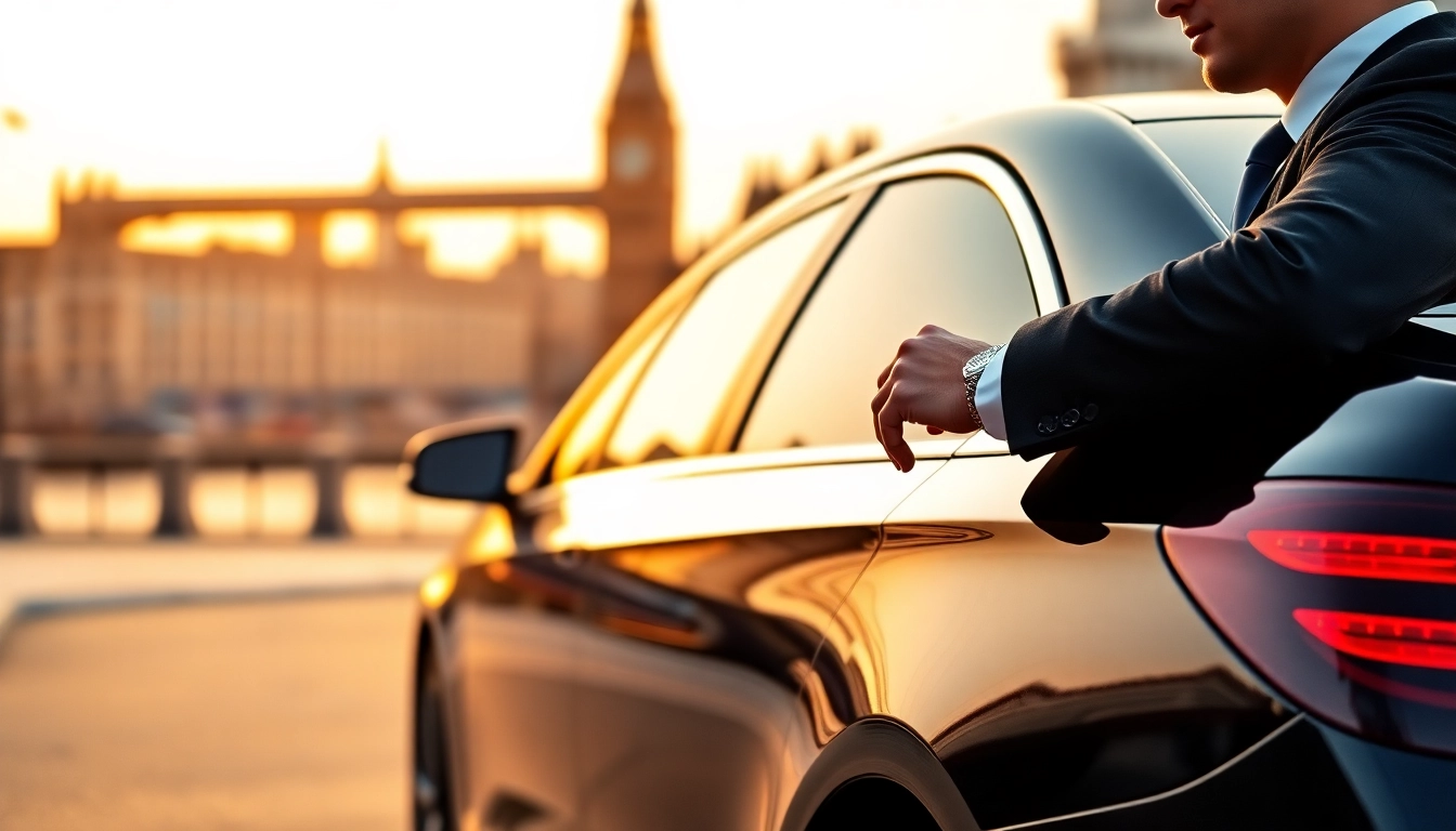 Experience a luxury chauffeur service london with a professional chauffeur and stunning views.