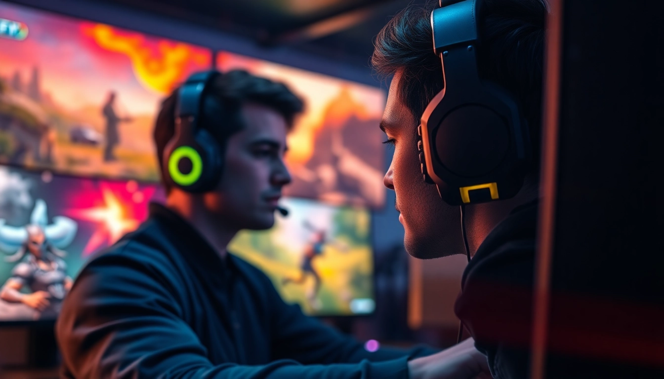Menggambarkan pemain aktif memainkan mild88 dengan fokus dan intens di lingkungan gaming yang menarik.