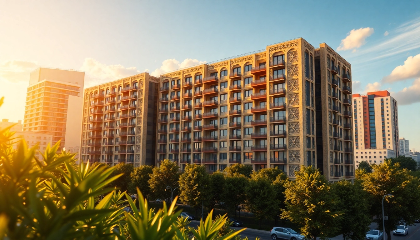 Praxis der architektur visualisierung in einer beeindruckenden 3D-Darstellung eines modernen Wohnhauses.
